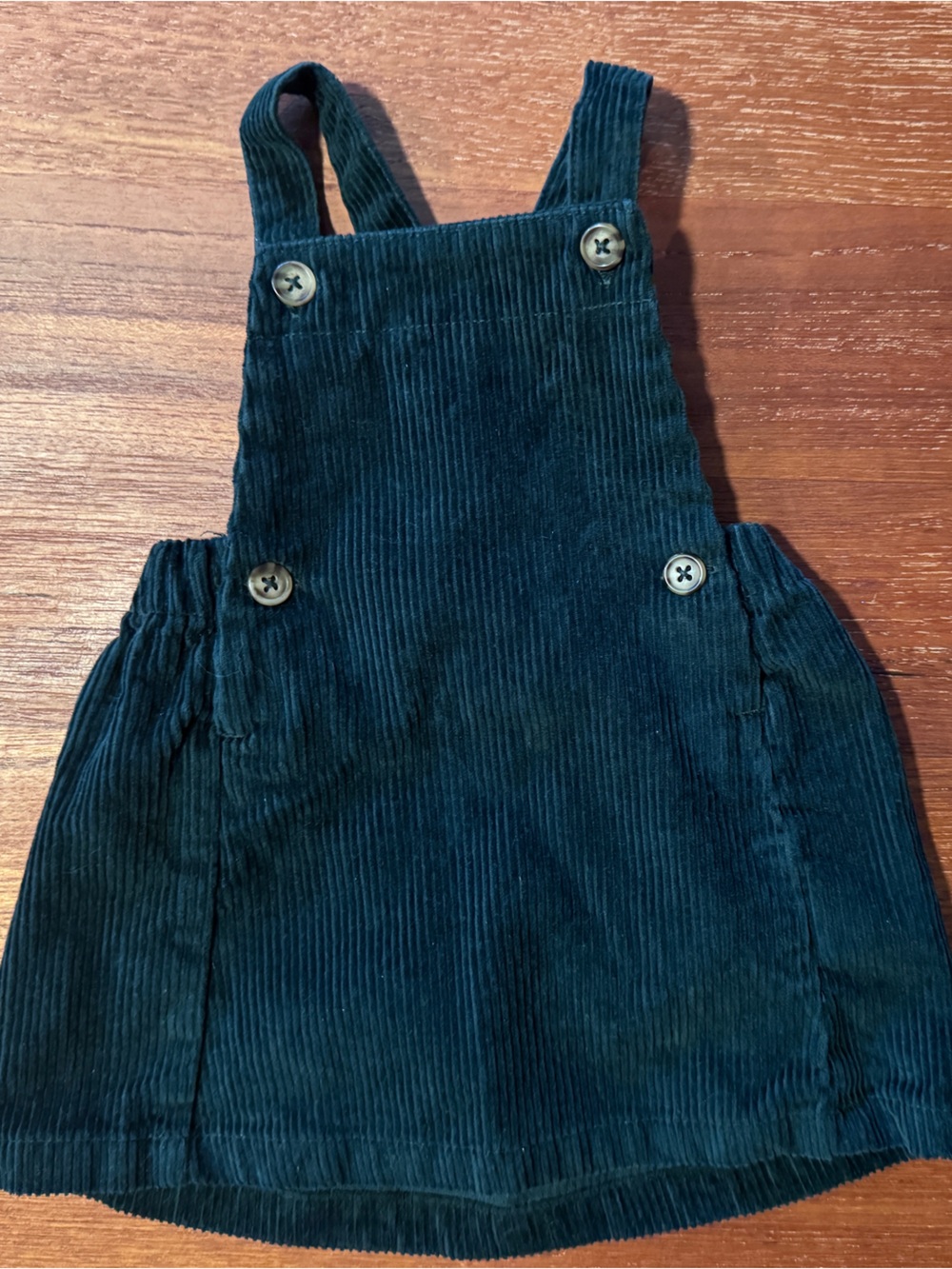 Carter's Dark Teal Corduroy Pinafore Skirt